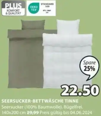 JYSK SEERSUCKER-BETTWÄSCHE TINNE Angebot