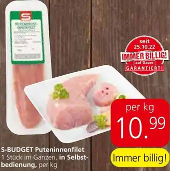 Spar S-BUDGET Puteninnenfilet Angebot