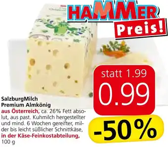 Spar Salzburg Milch Premium Almkönig Angebot