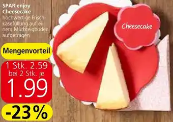 Spar SPAR enjoy Cheesecake Angebot