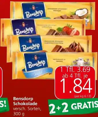 Spar Bensdorp Schokolade Angebot