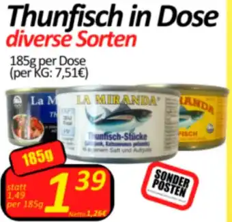 Wurstico Thunfisch in Dose Thunfisch in Dose Angebot