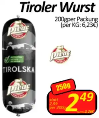 Wurstico Tiroler Wurst Angebot