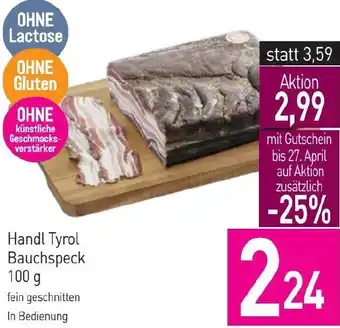 Sutterlüty Handl Tyrol Bauchspeck 100 g Angebot