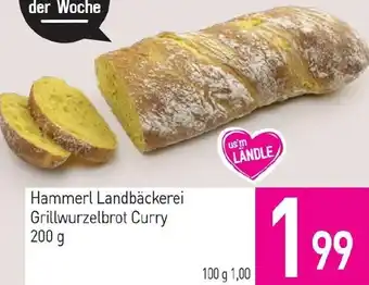 Sutterlüty Hammerl Landbäckerei Grillwurzelbrot Curry 200 g Angebot