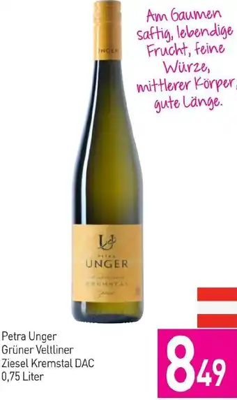 Sutterlüty Petra Unger Grüner Veltliner Ziesel Kremstal DAC 0,75 Liter Angebot