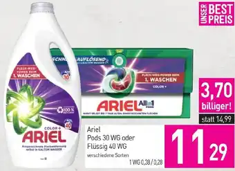Sutterlüty Ariel Pods 30 WG oder Flüssig 40 WG Angebot