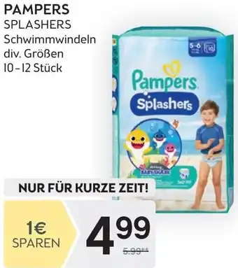 Bipa PAMPERS SPLASHERS Schwimmwindeln Angebot