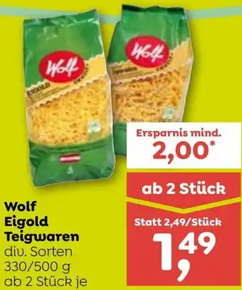 ADEG Wolf Eigold Teigwaren Angebot