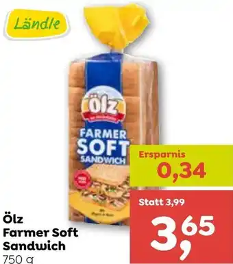 ADEG Ölz Farmer Soft Sandwich 750 g Angebot