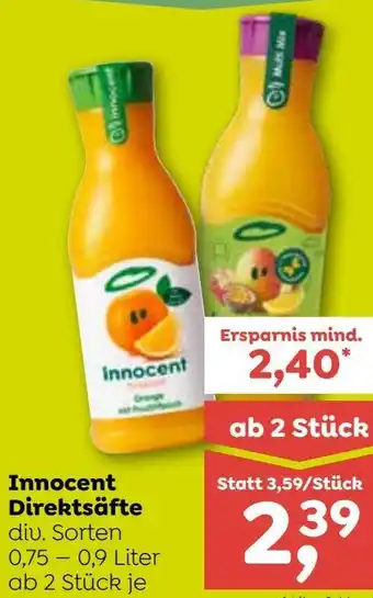 ADEG Innocent Direktsäfte Angebot