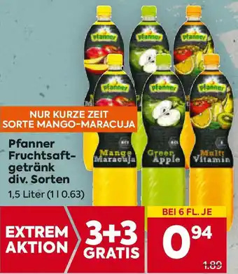 Billa Pfanner Fruchtsaft- getränk Angebot