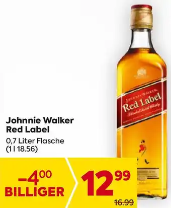 Billa Johnnie Walker Red Label Angebot