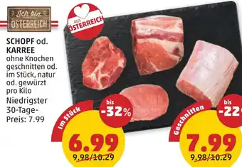 PENNY SCHOPF od. KARREE Angebot