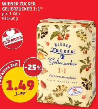 PENNY WIENER ZUCKER GELIERZUCKER 1:1 Angebot