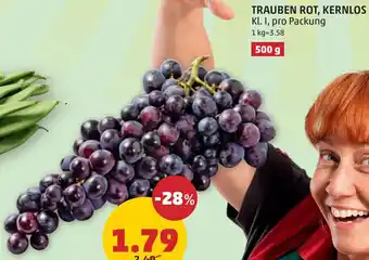 PENNY TRAUBEN ROT, KERNLOS Angebot