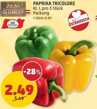 PENNY PAPRIKA TRICOLORE Angebot