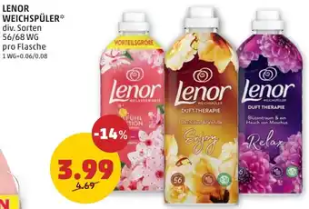 PENNY LENOR WEICHSPÜLER Angebot