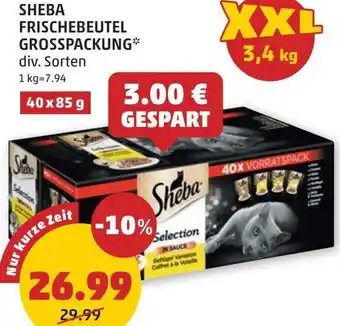 PENNY SHEBA FRISCHEBEUTEL GROSSPACKUNG Angebot