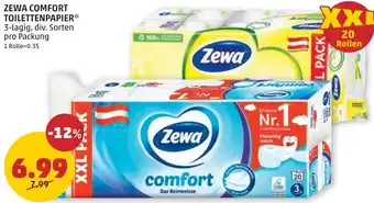 PENNY ZEWA COMFORT TOILETTENPAPIER Angebot