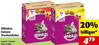 Nah&Frisch Whiskas Katzen- Trockenfutter Angebot