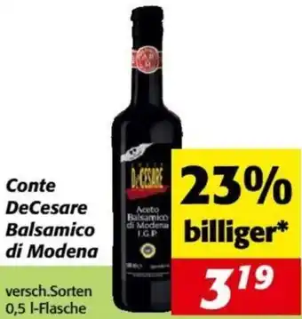 Nah&Frisch Conte DeCesare Balsamico di Modena Angebot