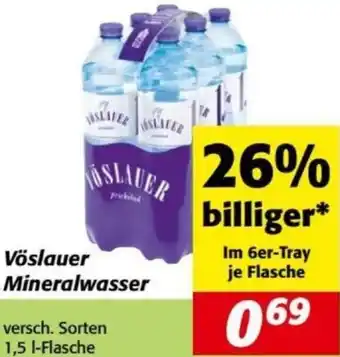 Nah&Frisch Vöslauer Mineralwasser Angebot