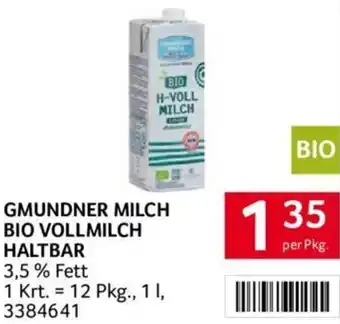 Transgourmet GMUNDNER MILCH BIO VOLLMILCH HALTBAR Angebot