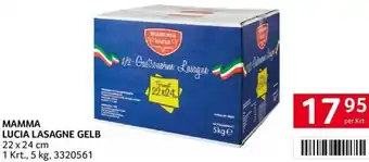Transgourmet MAMMA LUCIA LASAGNE GELB Angebot