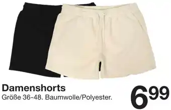 Zeeman Damenshorts Angebot