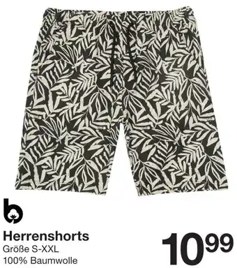 Zeeman Herrenshorts Angebot