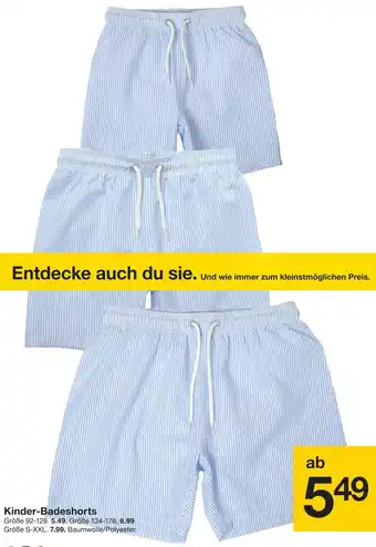 Zeeman Kinder-Badeshorts Angebot