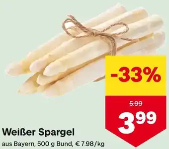 MPreis Weißer Spargel Angebot