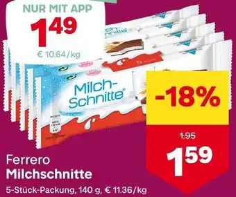 MPreis Ferrero Milchschnitte Angebot