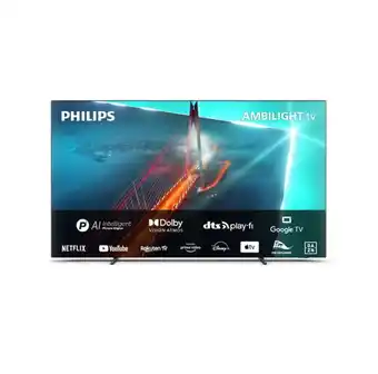 Red Zac Philips 140 cm Ultra HD OLED Ambilight TV 55OLED708/12 RED ZAC 1 Stück Angebot