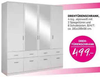 Möbel Ludwig DREHTÜRENSCHRANK Angebot