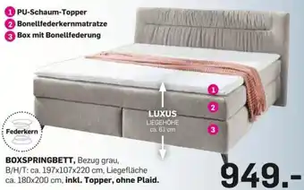 Möbel Ludwig BOXSPRINGBETT Angebot