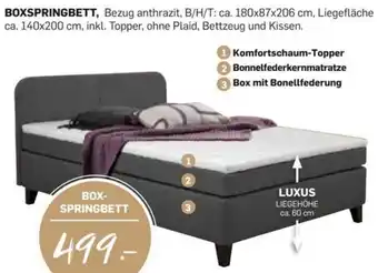 Möbel Ludwig BOXSPRINGBETT Angebot