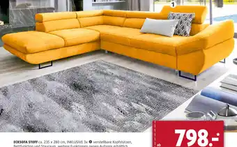 Polstermöbel Fischer ECKSOFA STOFF Angebot