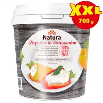 PENNY Natura Paprika in Sauerrahm Penny 700 Gramm 1 Packung Angebot