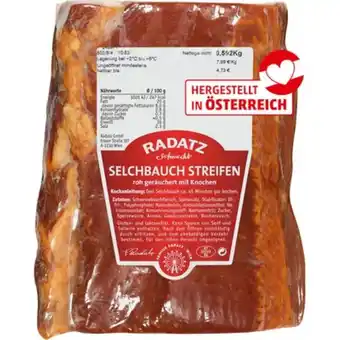 PENNY Radatz Selchbauchstreifen Penny 1 Kilogramm Angebot