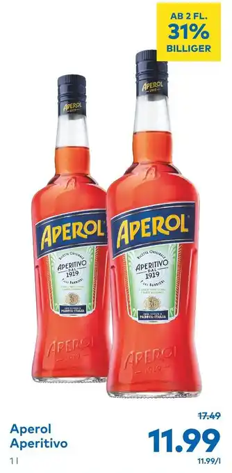 T&G Aperol Aperitivo 1L Angebot