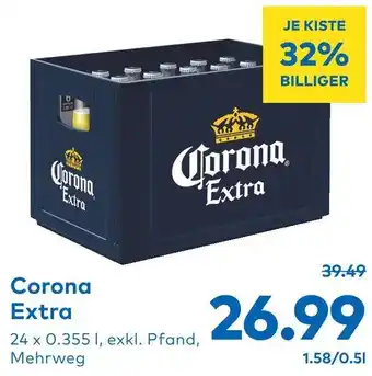 T&G Corona Extra 24 x 0.355L Angebot