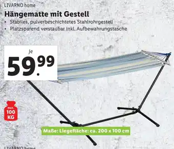 Lidl Hängematte mit Gestell Angebot