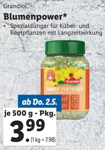 Lidl Blumenpower 500g Angebot