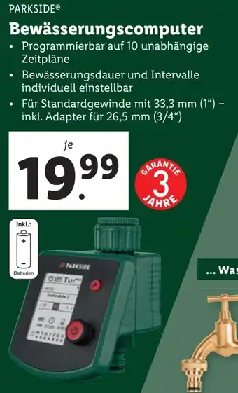 Lidl Bewässerungscomputer Angebot