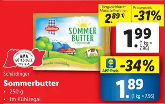 Lidl Sommerbutter 250g Angebot