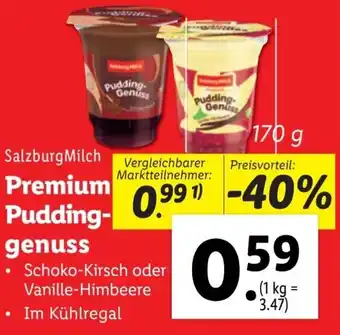 Lidl Premium Pudding- genuss 170g Angebot