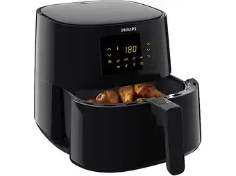 Media Markt Philips HD9270/90 Airfryer Essential XL Heißluftfritteuse (1,2 kg, 2000 Watt, Schwarz) Angebot