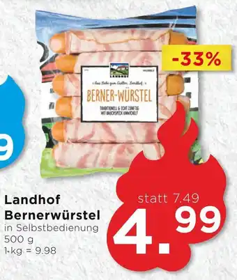 Unimarkt Landhof Bernerwürstel 500g Angebot